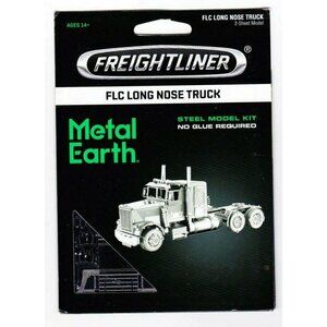 Fascinations Metal Earth Freightliner Long Nose Truck Steel Model MMS144